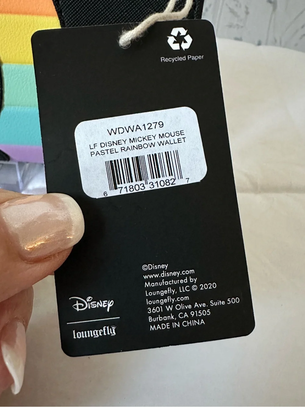 Loungefly Disney Mickey Zip Wallet